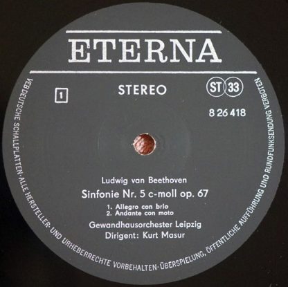 Eterna 826 418 - Sinfonie Nr. 5 C-moll Op. 67 - Image 3