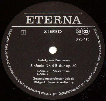 Eterna 8 25 413 - Sinfonie Nr. 4 B-dur Op. 60 - Image 3