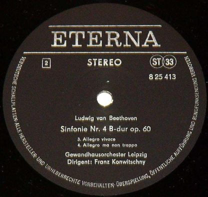 Eterna 8 25 413 - Sinfonie Nr. 4 B-dur Op. 60 - Image 4