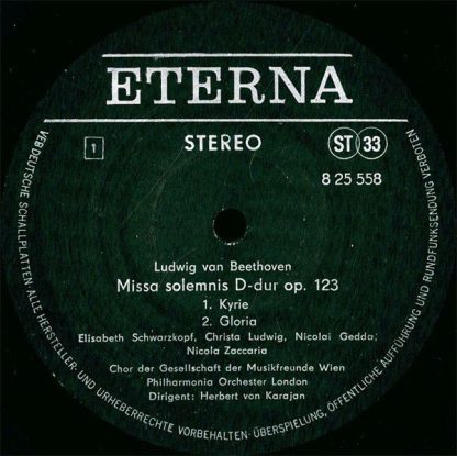 Eterna 8 25 558 - Missa Solemnis D-Dur Op. 123 - Image 5