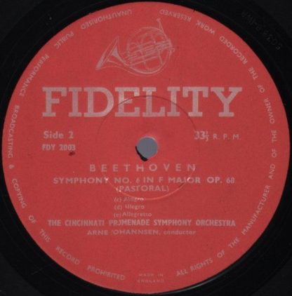 Fidelity FDY 2003 - Symphony No. 6 In F Major, Op. 68 (Pastoral) - Image 4