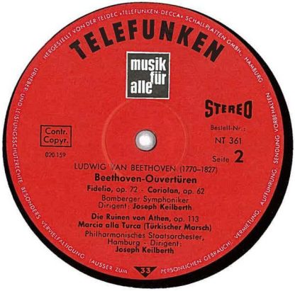 Telefunken NT 361 - Ouvertüren - Image 4