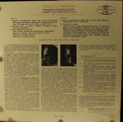 Polskie Nagrania Muza SXL 0585 - Four Hands Piano Work - Image 2