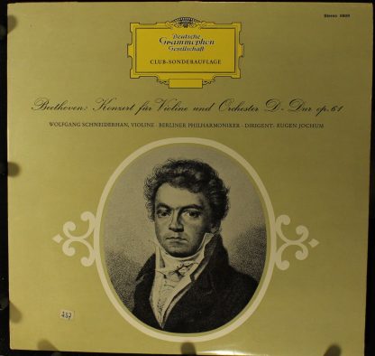 Deutsche Grammophon 6909 - Konzert Für Violine Und Orchester D-D