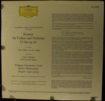 Deutsche Grammophon 6909 - Konzert Für Violine Und Orchester D-D - Image 2