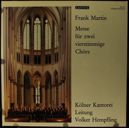 Cantate 657 617 - Messe Für Zwei Vierstimmige Chöre