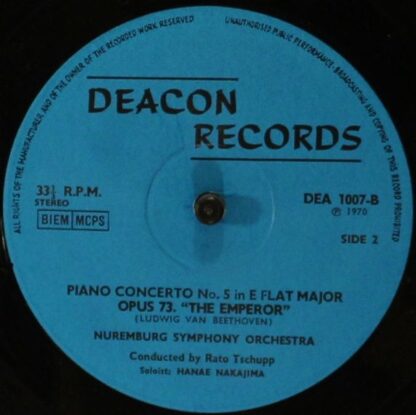 Deacon Records DEA 1007 - The Emperor Concerto No. 5 In E Flat M - Image 4