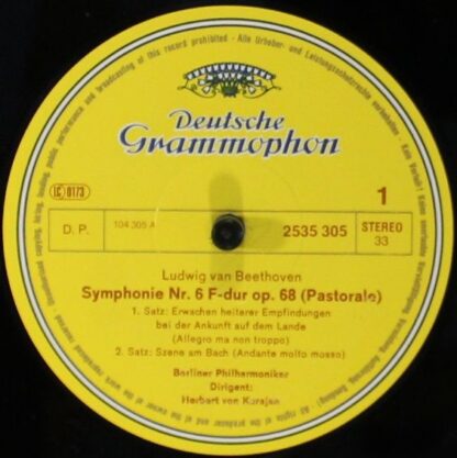 Deutsche Grammophon 2535 305 - Symphonie Nr. 6  »Pastorale« - Image 3