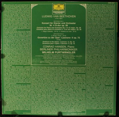 Deutsche Grammophon 2535 807 - Beethoven: Klaiverkonzert Nr. 4 - Image 2