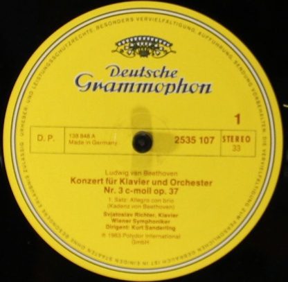 Deutsche Grammophon 2535 107 - 3. Klavierkonzert / Rondo Für Kla - Image 4