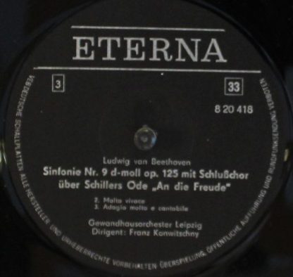 Eterna 8 25 417-418 - Sinfonie Nr. 9 D-moll Op. 125 Mit Schlußch - Image 4