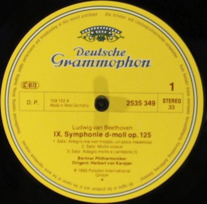 Deutsche Grammophon 2535 349 - Symphonie Nr.9 - Image 3