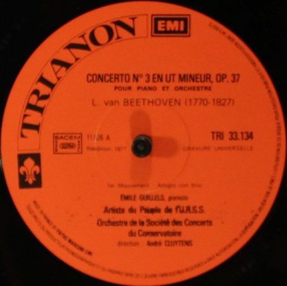 Trianon TRI 33.134 - Concerto N°3 En Ut Mineur, Op. 37 - Image 3