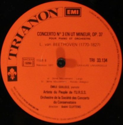 Trianon TRI 33.134 - Concerto N°3 En Ut Mineur, Op. 37 - Image 4