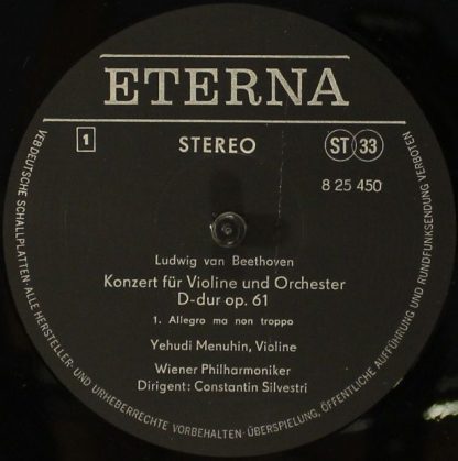 Eterna 8 25 450 - Konzert Für Violine Und Orchester D-dur Op. 61 - Image 4