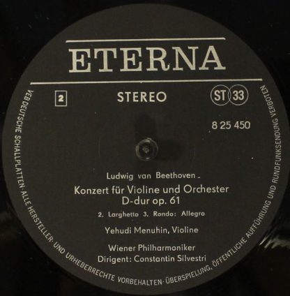 Eterna 8 25 450 - Konzert Für Violine Und Orchester D-dur Op. 61 - Image 3