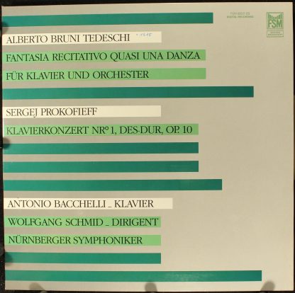 FSM FSM 68211 EB - Alberto Bruni Tedeschi, Fantasia Recitativo Q