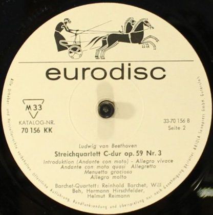 Eurodisc 70156 KK - Streichquartett F-Dur Op.18 Nr.1 - Streichqu - Image 4