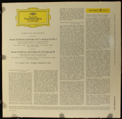 Deutsche Grammophon LPM 18623 - Violin Sonatas In C Minor, Op.30 - Image 2