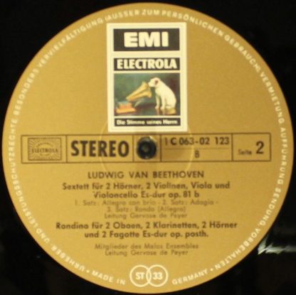 EMI Electrola 1C 063-02 123 - Oktett In Es-Dur Op. 103 / Marsch - Image 3