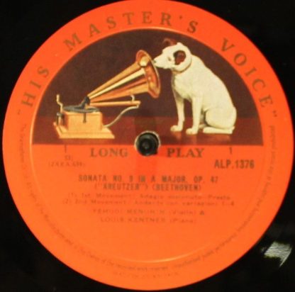 His Master's Voice ALP 1376 - Beethoven Violin Sonatas Nos. 8 An - Image 4