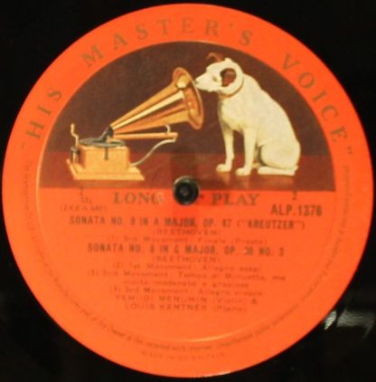 His Master's Voice ALP 1376 - Beethoven Violin Sonatas Nos. 8 An - Image 3