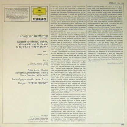 Deutsche Grammophon 2535 153 - Tripelkonzert - Image 2