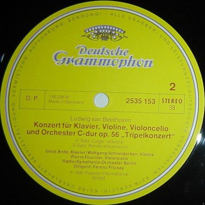 Deutsche Grammophon 2535 153 - Tripelkonzert - Image 4