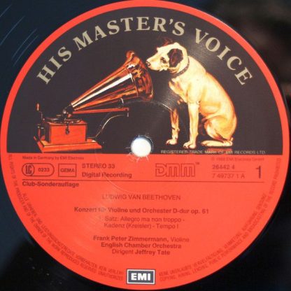 His Master's Voice 26442 4 - Violinkonzert • Romanzen 1&2 - Image 3