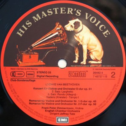 His Master's Voice 26442 4 - Violinkonzert • Romanzen 1&2 - Image 4