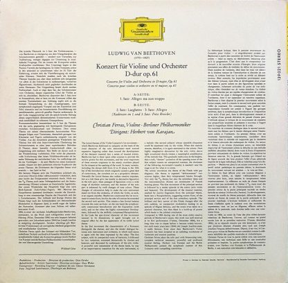 Deutsche Grammophon 139 021 SLPM - Violinkonzert D-Dur - Image 2