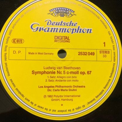 Deutsche Grammophon 2532 049 - Symphony No. 5 - Image 3