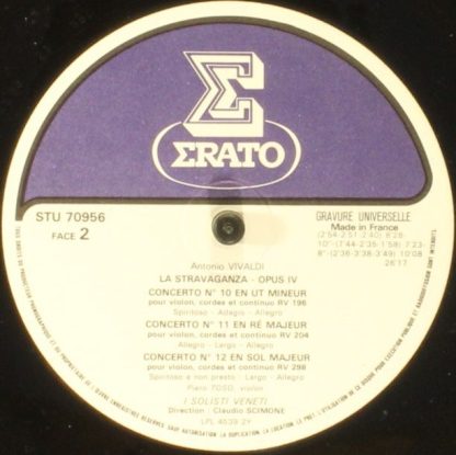 Erato STU 70955/6 - La Stravaganza (Enregistrement Integral Des - Image 6