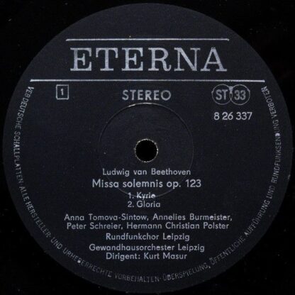 Eterna 8 26 337-338 - Missa Solemnis D-dur Op. 123 - Image 5