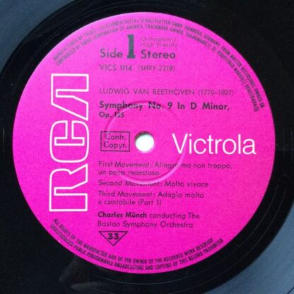 RCA Victrola VICS 1114 - Symphonie Nr. IX - Image 3