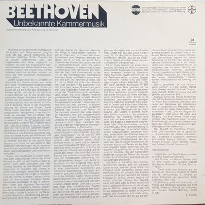 Unbekannte Kammermusik 0654098 - Beethoven Unbekannte Kammermusi - Image 2