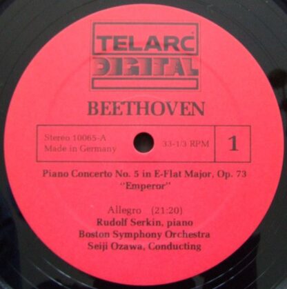 Telarc DG-10065 - Piano Concerto No. 5 In E Flat Major, Op. 73 « - Image 5