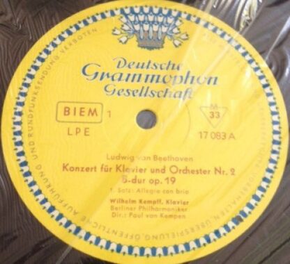 Deutsche Grammophon LPE 17 083 - Konzert Für Klavier Und Orchest - Image 2