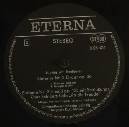 Eterna 8 26 421-422 - Sinfonie Nr. 9 D-moll Op. 125 (Mit Schlußc - Image 6