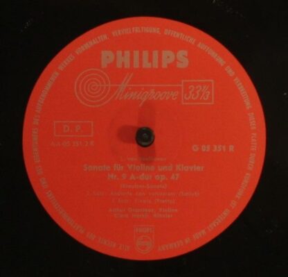 Philips G 05351 R - Kreutzer - Sonate - Image 3