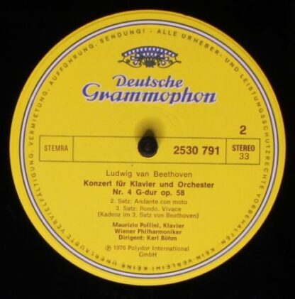 Deutsche Grammophon 2530 791 - Klavierkonzert · Piano Concerto N - Image 4