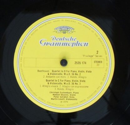 Deutsche Grammophon 2535 174 - The Piano Quartets - Image 4