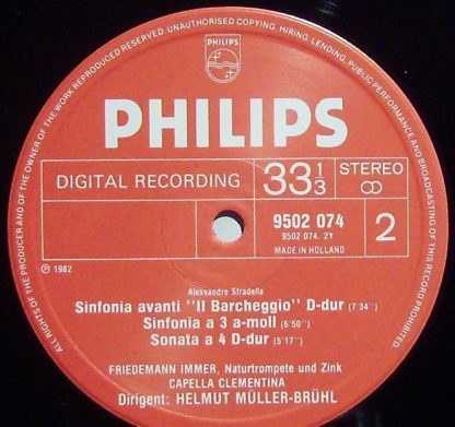 Philips 9502 074 - Sinfonie & Sonate - Image 3