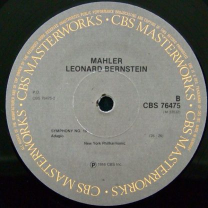 CBS Masterworks 76475 - Kindertotenlieder / Symphony No. 10 – Ad - Image 6