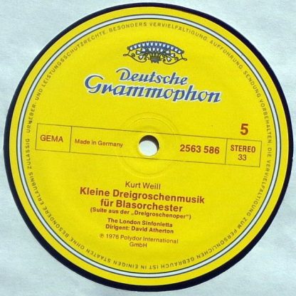 Deutsche Grammophon 2740 153 - Mahagonny Songspiel, Kleine Dreig - Image 6