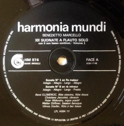 Harmonia Mundi HM 974-76 - XII Suonate A Flauto Solo Con Il Suo - Image 3