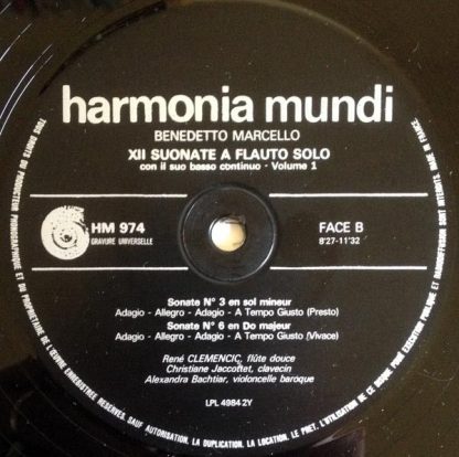 Harmonia Mundi HM 974-76 - XII Suonate A Flauto Solo Con Il Suo - Image 4