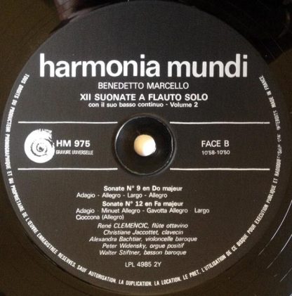 Harmonia Mundi HM 974-76 - XII Suonate A Flauto Solo Con Il Suo - Image 6