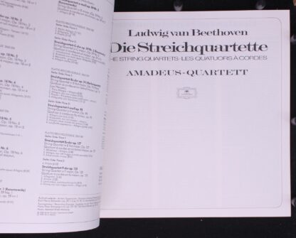 Deutsche Grammophon 2721 071 - Die Streichquartette The String Q - Image 3